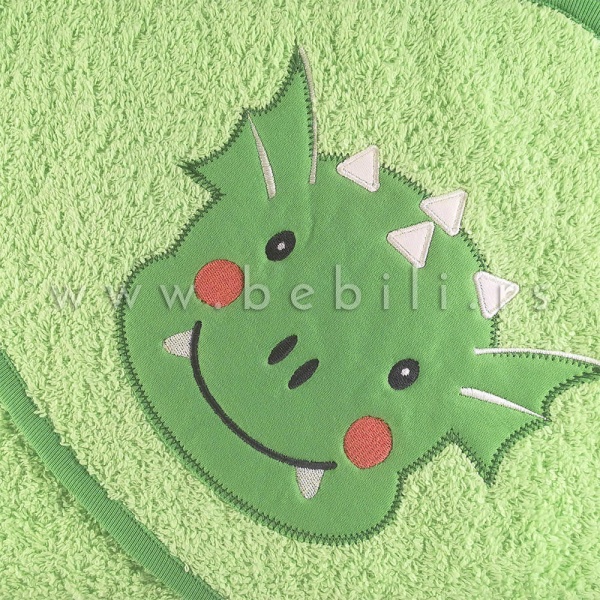 MyBaby Peškir za bebe sa kapuljačom 75x75cm Zeleni